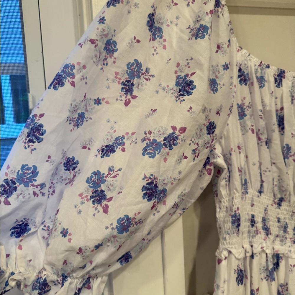 Nwt Loveshackfancy X Target Gemma In White Floral… - image 8